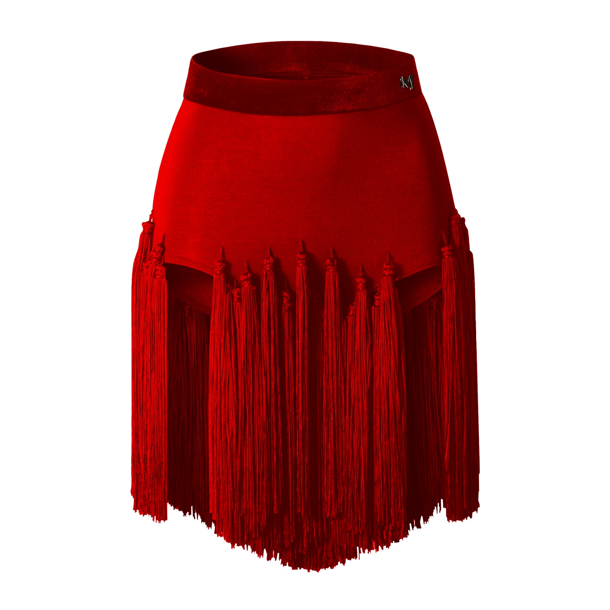 Hand-Crafted Fringe Skirt #115,All Styles